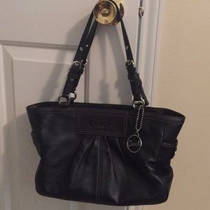 Black Leather Coach Purse